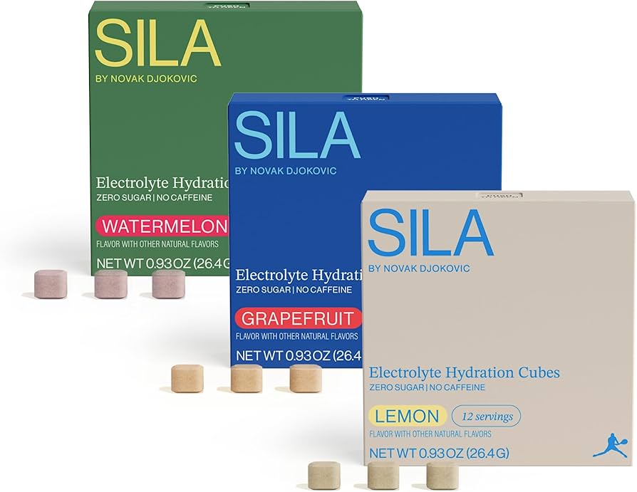 SILA Drink by Novak Djokovic: High-Performance Electrolyte Hydration Cubes