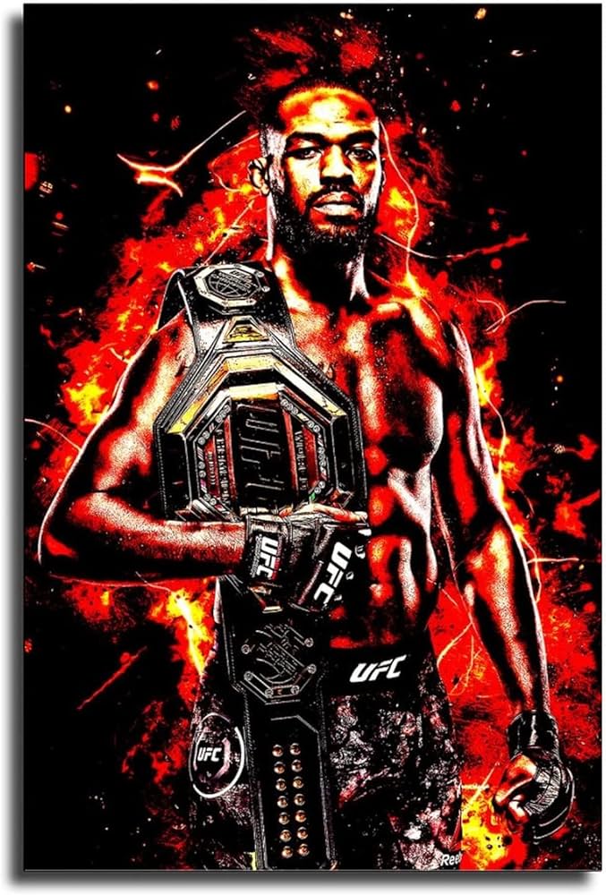 Explore Jon Jones Artwork: Unique MMA-Inspired Art Prints for Sale