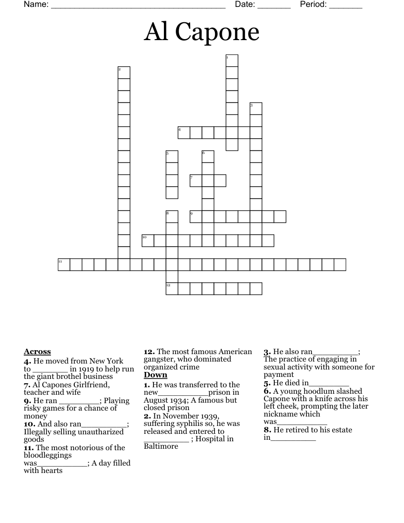 Gangsters Girlfriend Crossword Clue: Find the 4-Letter Solution