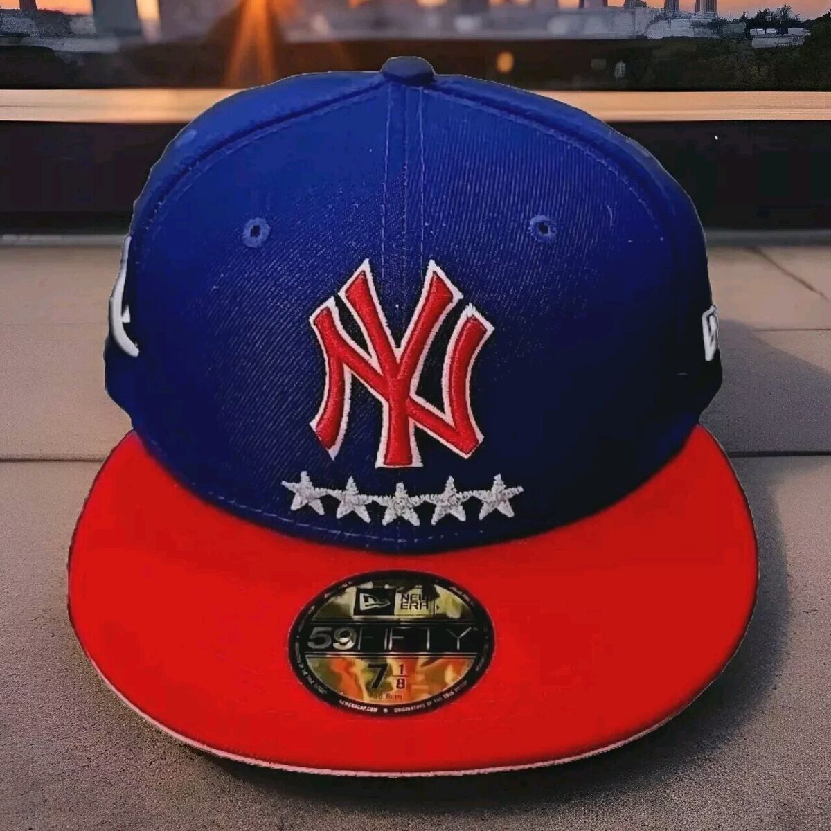 New York Yankees Red, White, and Blue Hat: Perfect Accessory for Game Day