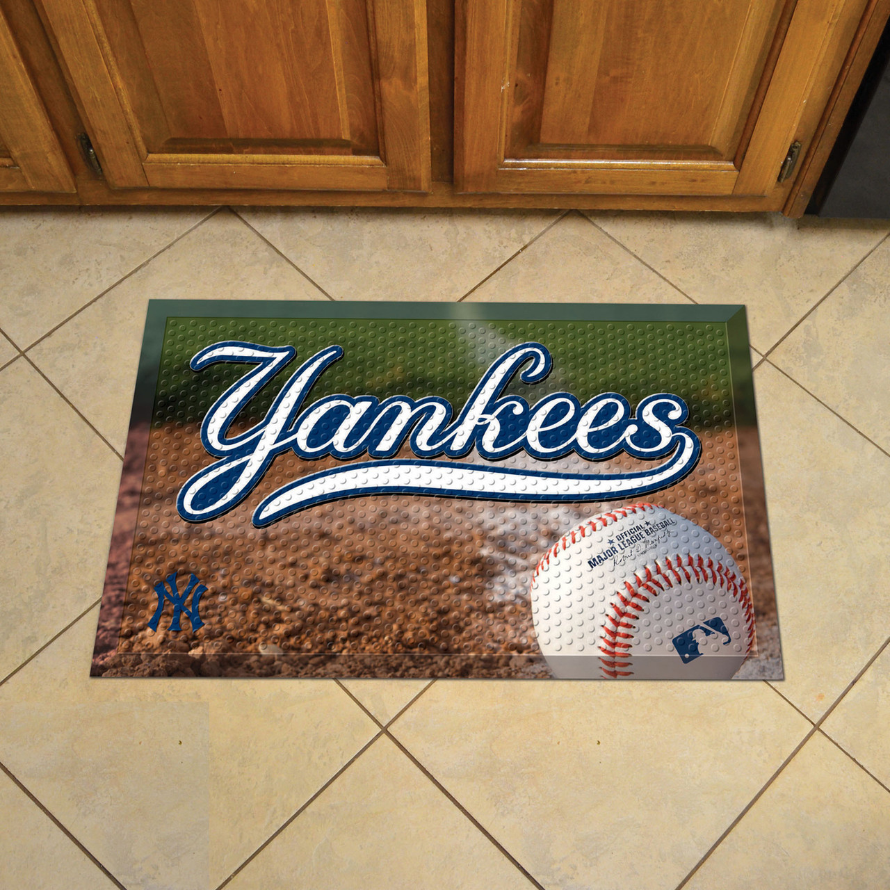 Shop New York Yankees Scraper Mat - Perfect for Every Fan's Home