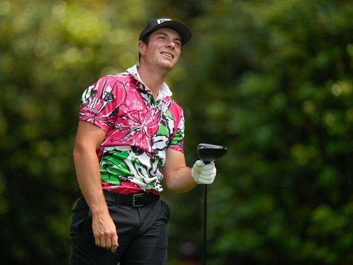 The Best Viktor Hovland Outfits: Stylish Looks from the PGA Tour to the Masters