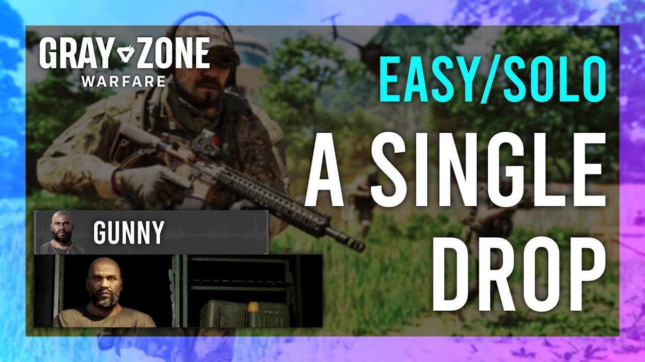 a single drop gray zone warfare