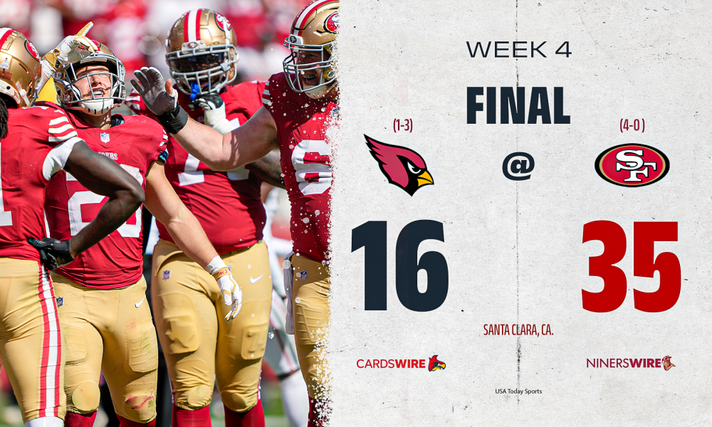 49ers vs arizona cardinals match player stats