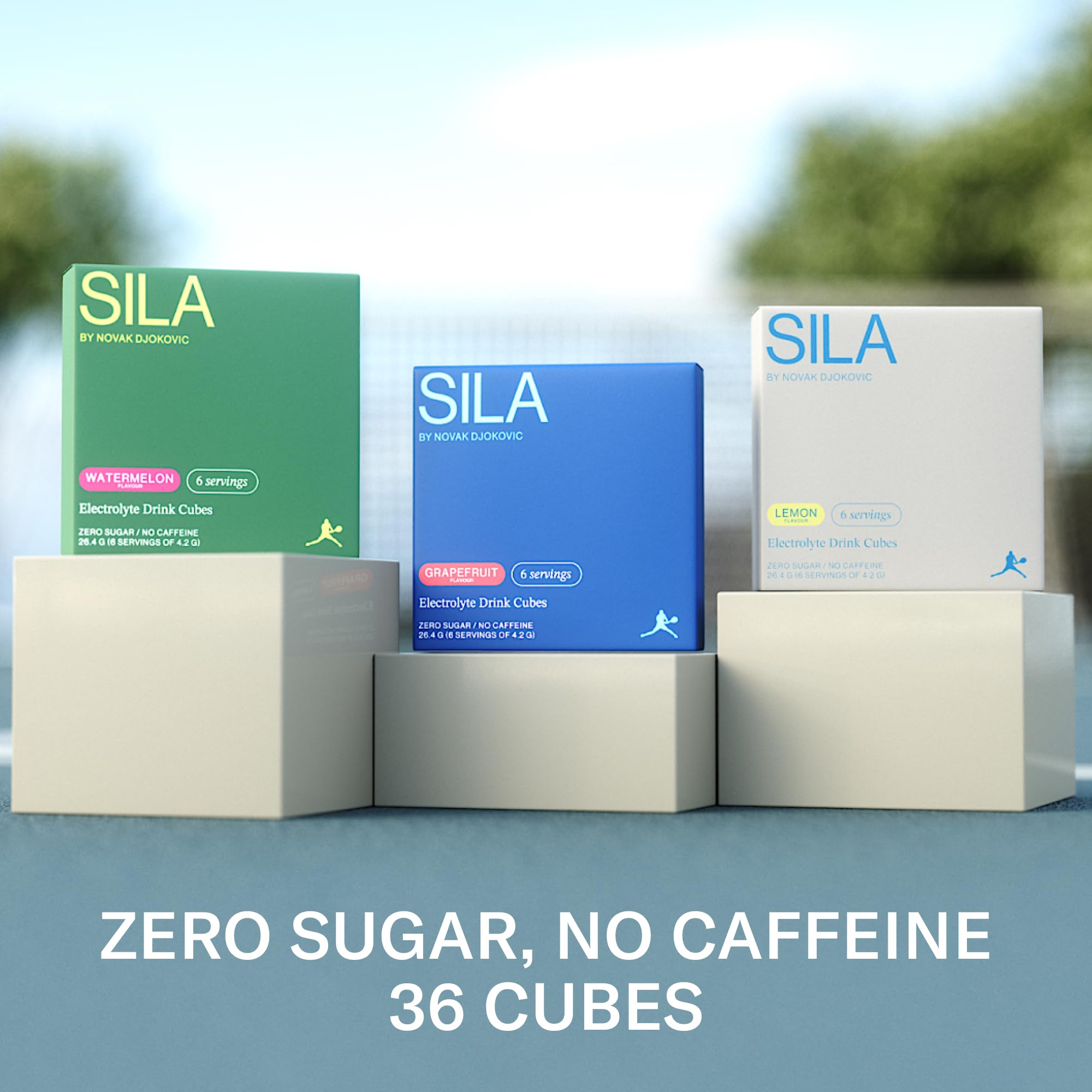 SILA Drink by Novak Djokovic: High-Performance Electrolyte Hydration Cubes