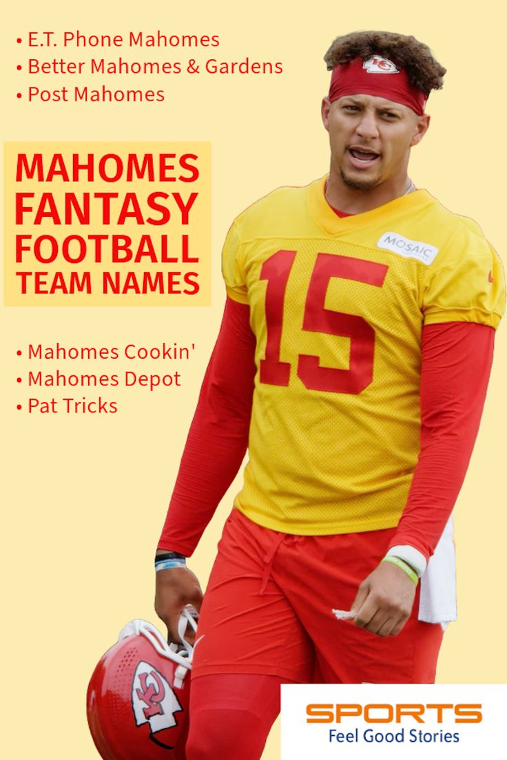 Best and Funniest Patrick Mahomes Fantasy Names for Your NFL Team