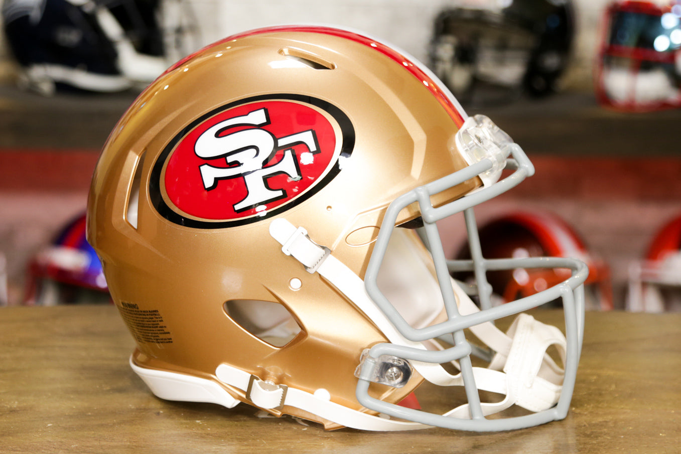 Shop Authentic San Francisco 49ers Helmets – Official NFL Gear