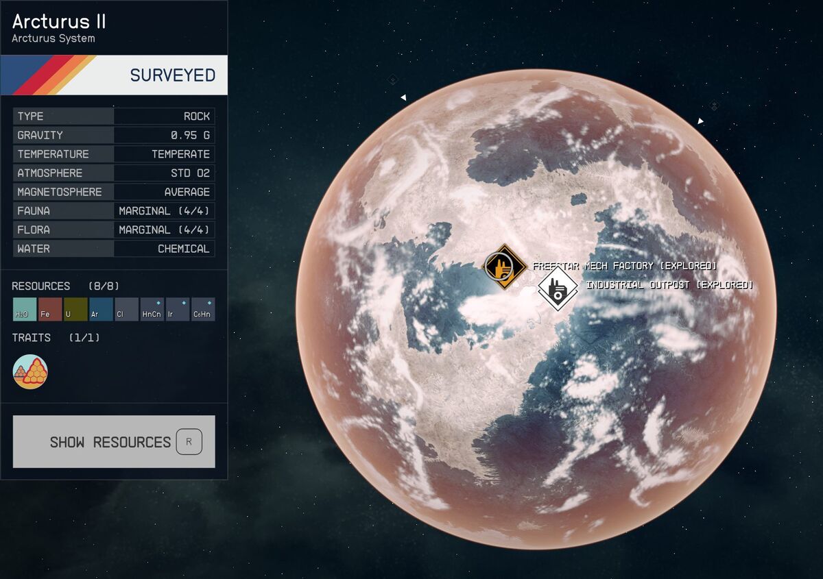 Everything You Need to Know About Starfields Arcturus II Planet