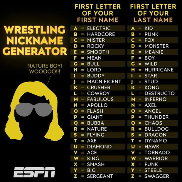 Free Wrestling Promotion Name Generator:  Get Your Name Now