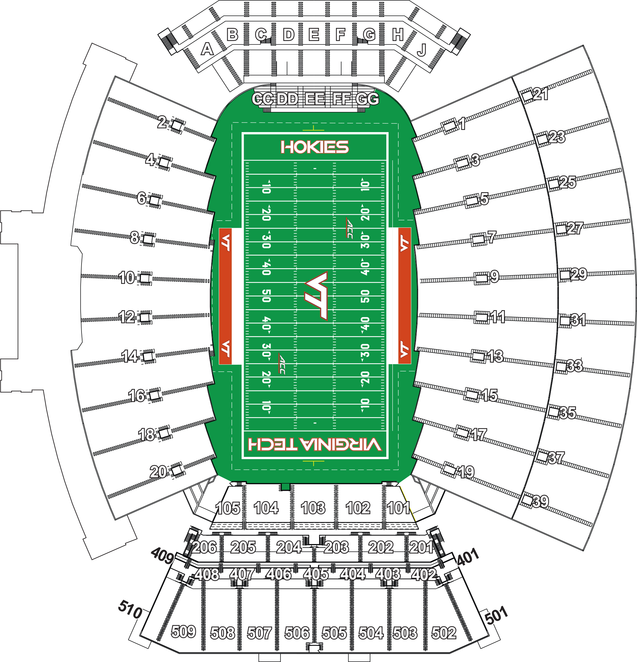 Va tech stadium seating chart: Know before you go to the game!