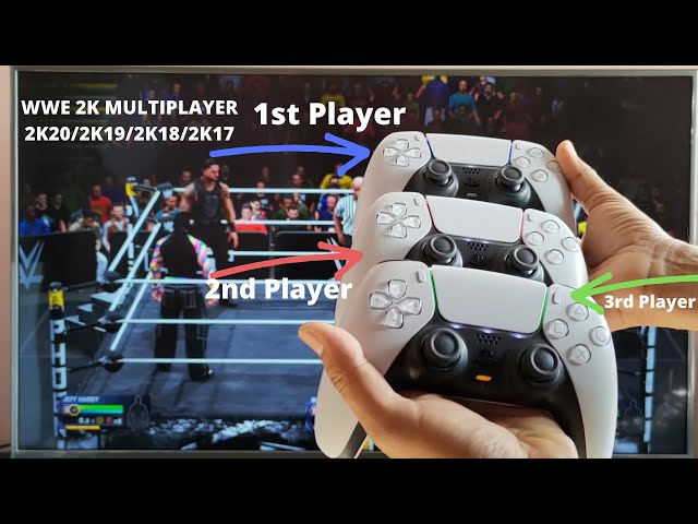 Two controllers, one game: Can you play LAN with 2 controllers WWE 2K24 (Lets find out)