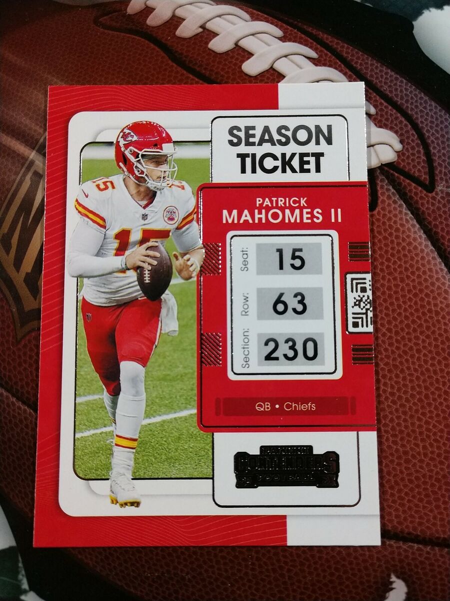 Dont Miss Out! Grab Your Patrick Mahomes Season Ticket Card