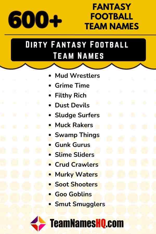 Rude Fantasy Football Names Generator: Find the Perfect Name for Your Team Right Here