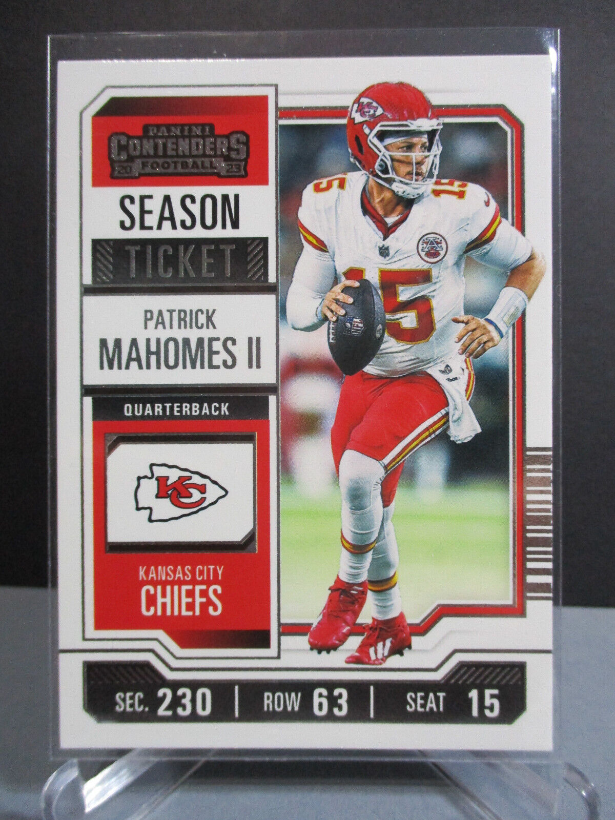 Dont Miss Out! Grab Your Patrick Mahomes Season Ticket Card