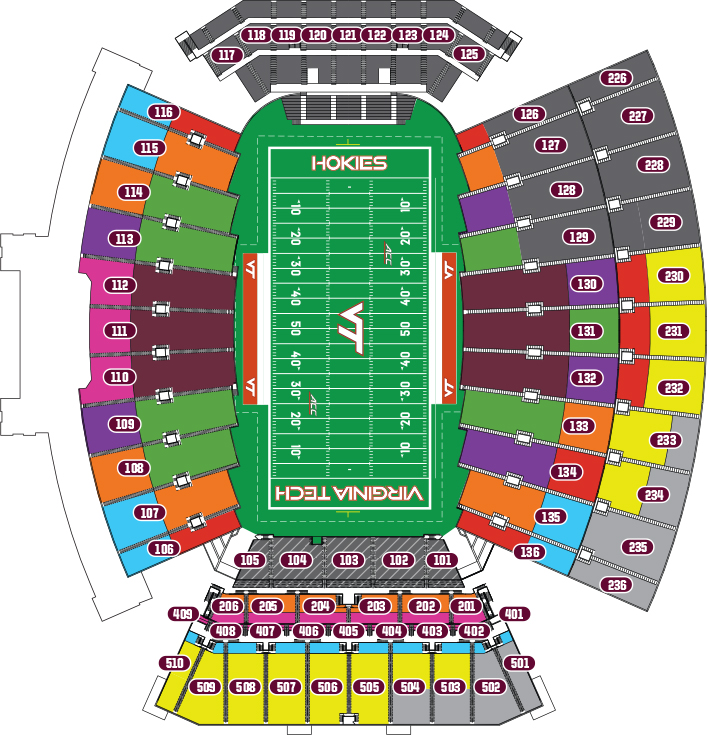 Va tech stadium seating chart: Know before you go to the game!