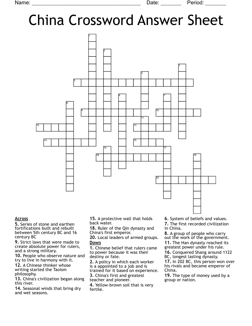 China Collections Crossword Help: Easy Clues and Answers to Crack the Code