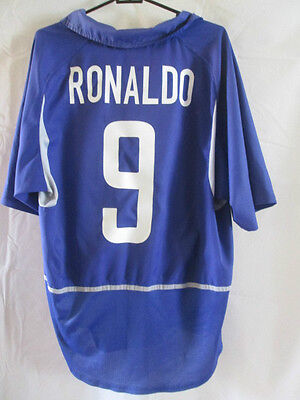 Brazil 2002 away ronaldo classic football shirts xl - Where to get the best price?