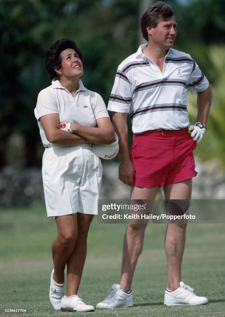 Nancy Lopez and spouse:  Their journey together