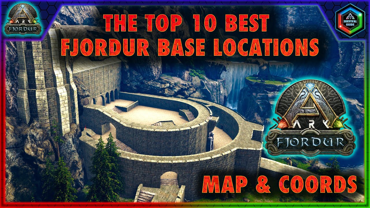 Ark Fjordur Map Best Build Locations: Where to Build Your Base