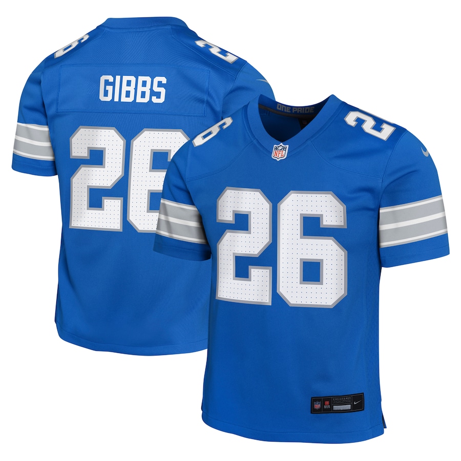 jahmyr gibbs jersey youth, affordable options for young fans