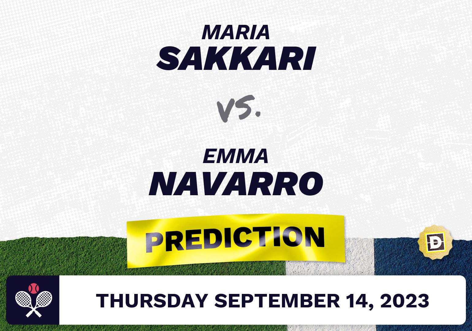 Maria Sakkari vs Emma Navarro: Match Preview and Predictions (Betting Tips Inside)