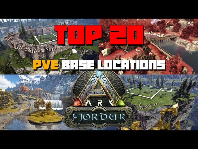 Ark Fjordur Map Best Build Locations: Where to Build Your Base