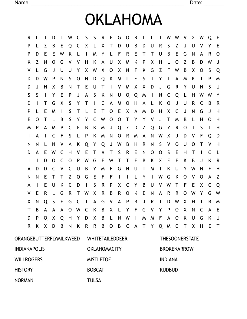 Looking for City Oklahoma Crossword? Find Puzzles Here