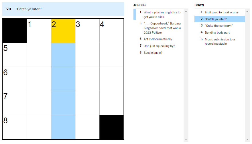 Need Help with See Ya Later NYT Crossword? Find Easy Solutions!