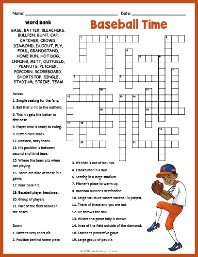 Baseball Positions Crossword: Solve It in Minutes!