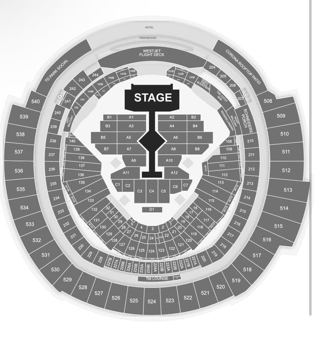 Rogers Center Toronto Taylor Swift Seating Chart: Get the Best View!