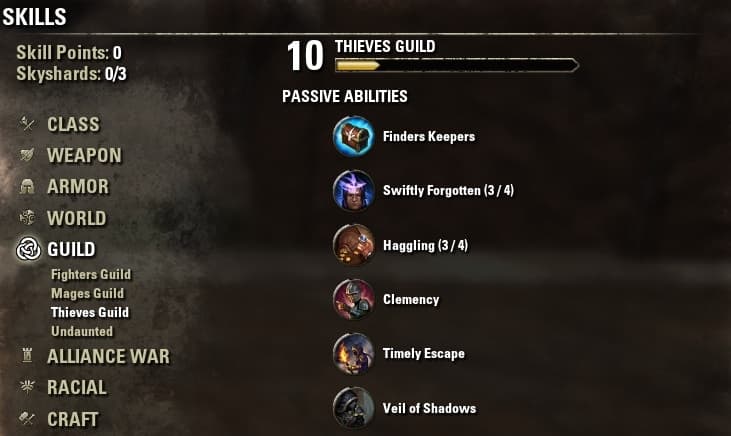 eso thieves guild skill line walkthrough: your ultimate guide for all sneaky skills in this game!