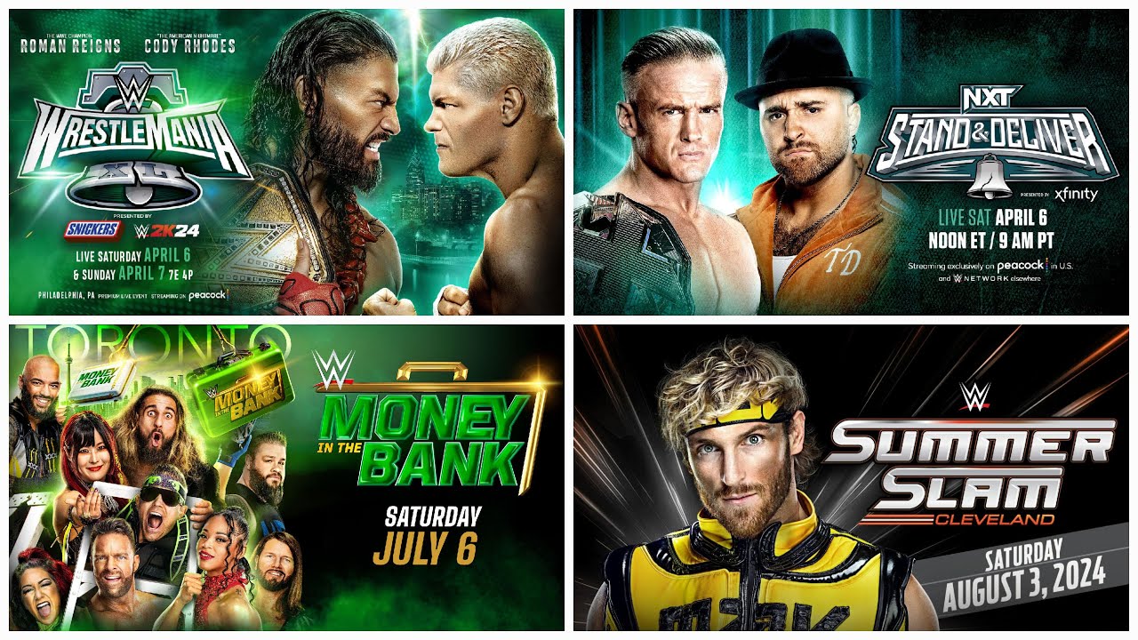 Get the full wwe ppv 2024 schedule here, dont miss a single premium live event!