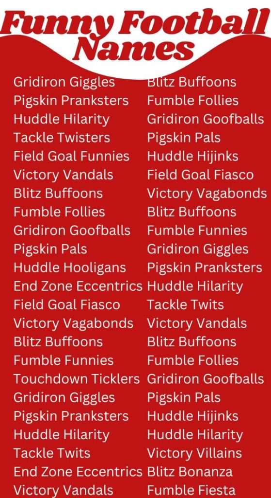 Offensive Fantasy Football Names: How to Create a Hilarious and Controversial Team Name!