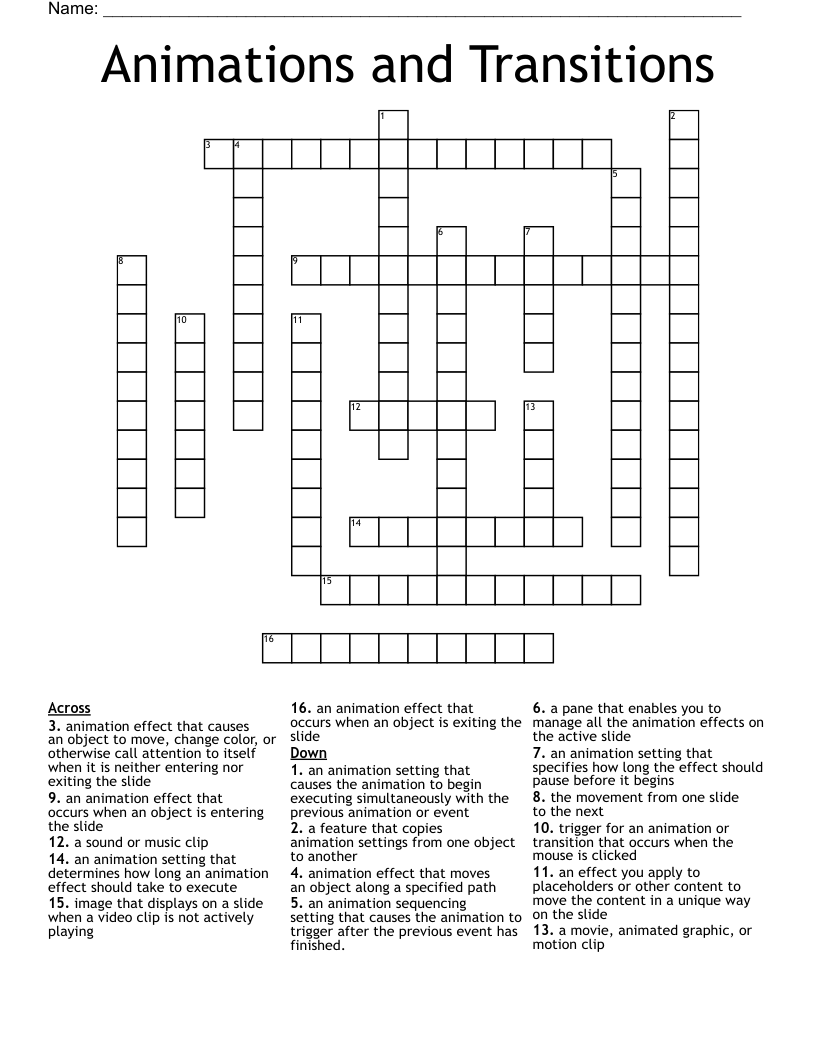 What is a Moving Image Crossword? Simple Guide for Beginners!