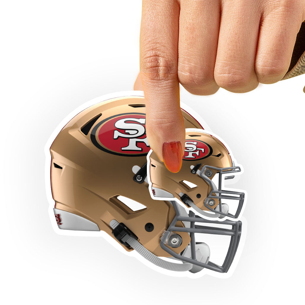 San Francisco 49ers Helmet Decals:  Easy Way to Show Your Team Pride