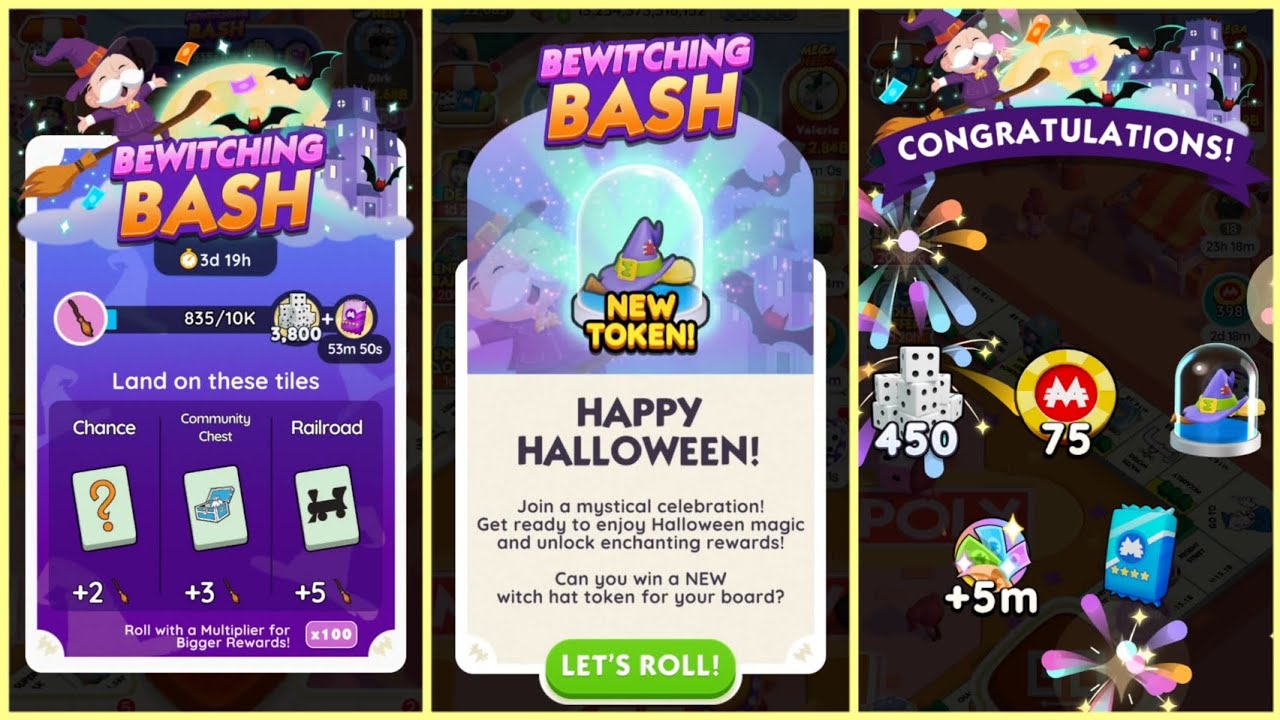 Monopoly GO Bewitching Bash Event: Whats the Scoop? (Win Big in This Spooky Game!)