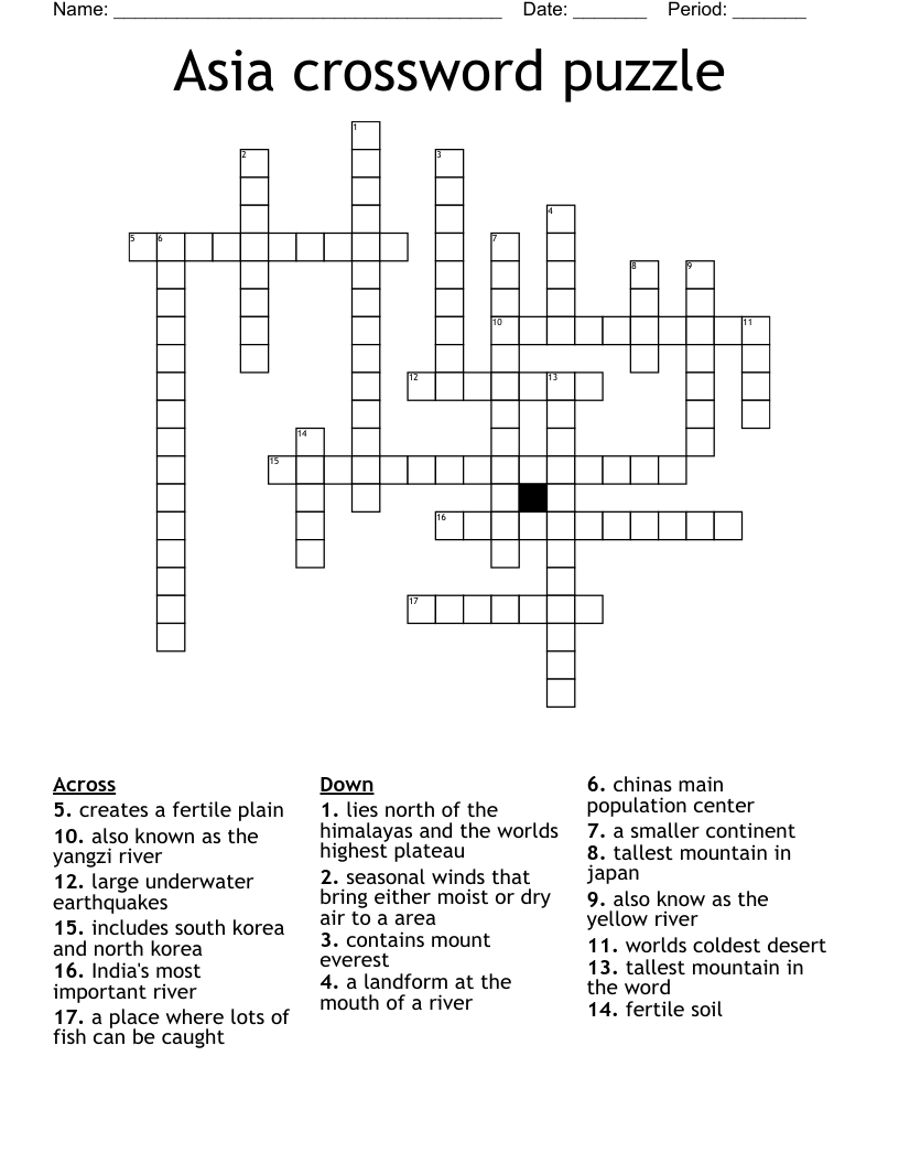 Fun With Asian Plains Crossword: Solve It Quickly