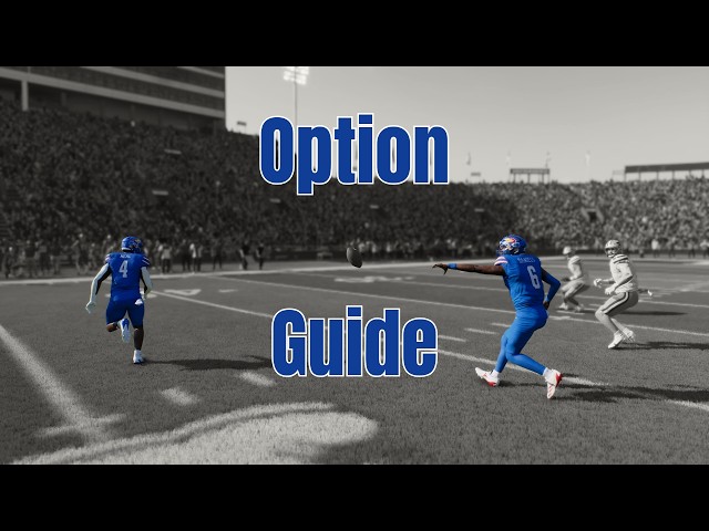 ncaa 25 option controls: what you need to know (beginners guide to mastering the option game)