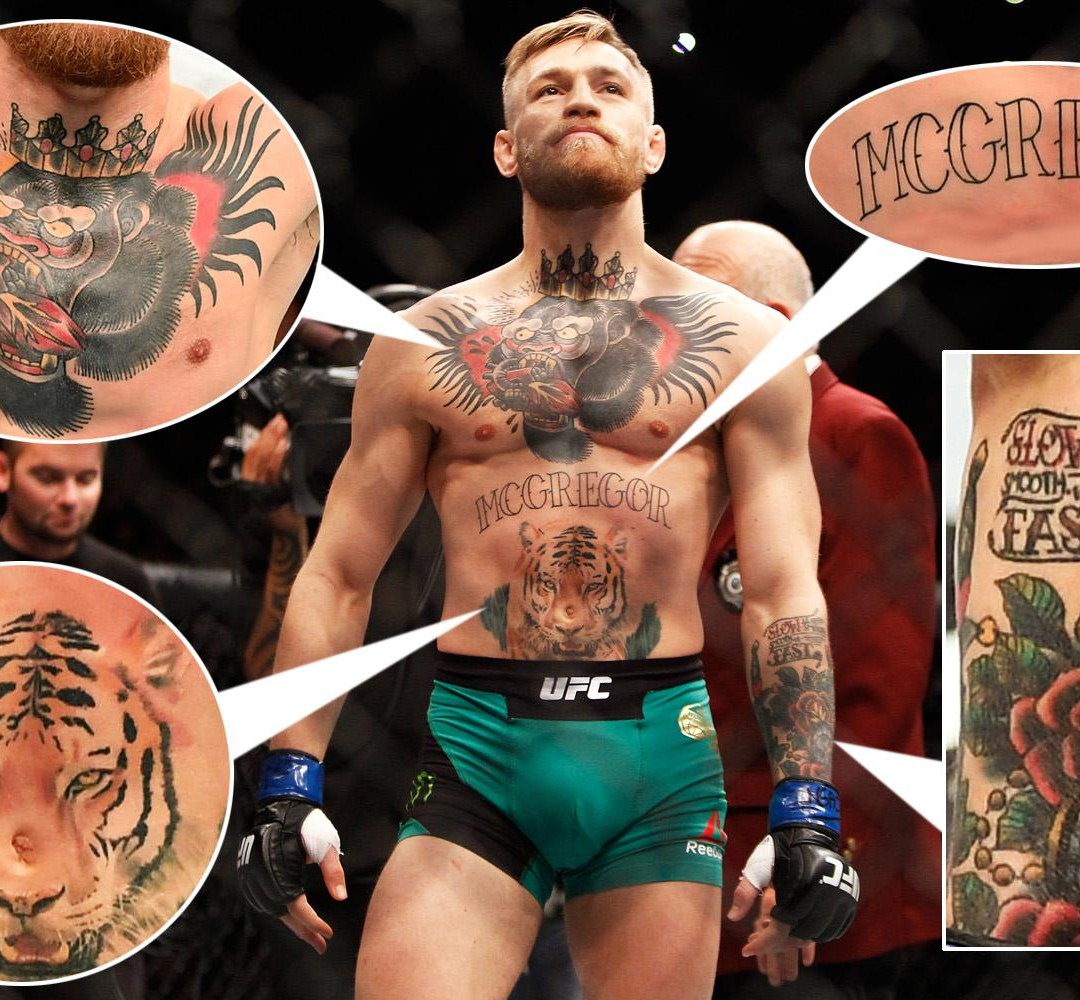 Mcgregor Tattoos Want to Know What They All Mean Check This Out