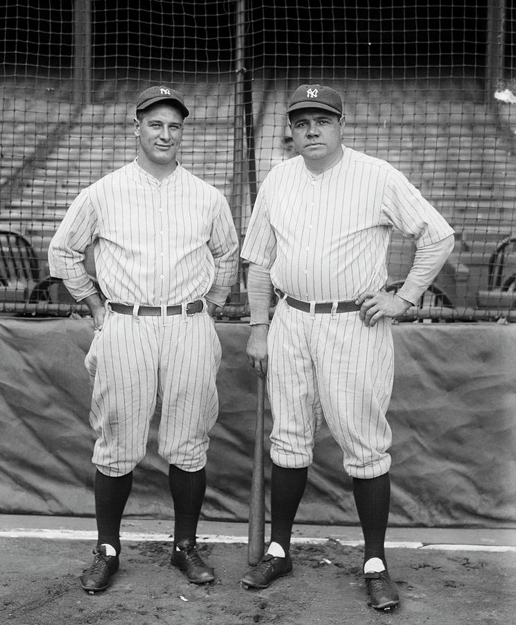 Babe Ruth and Lou Gehrig Photo: Find Iconic Pictures