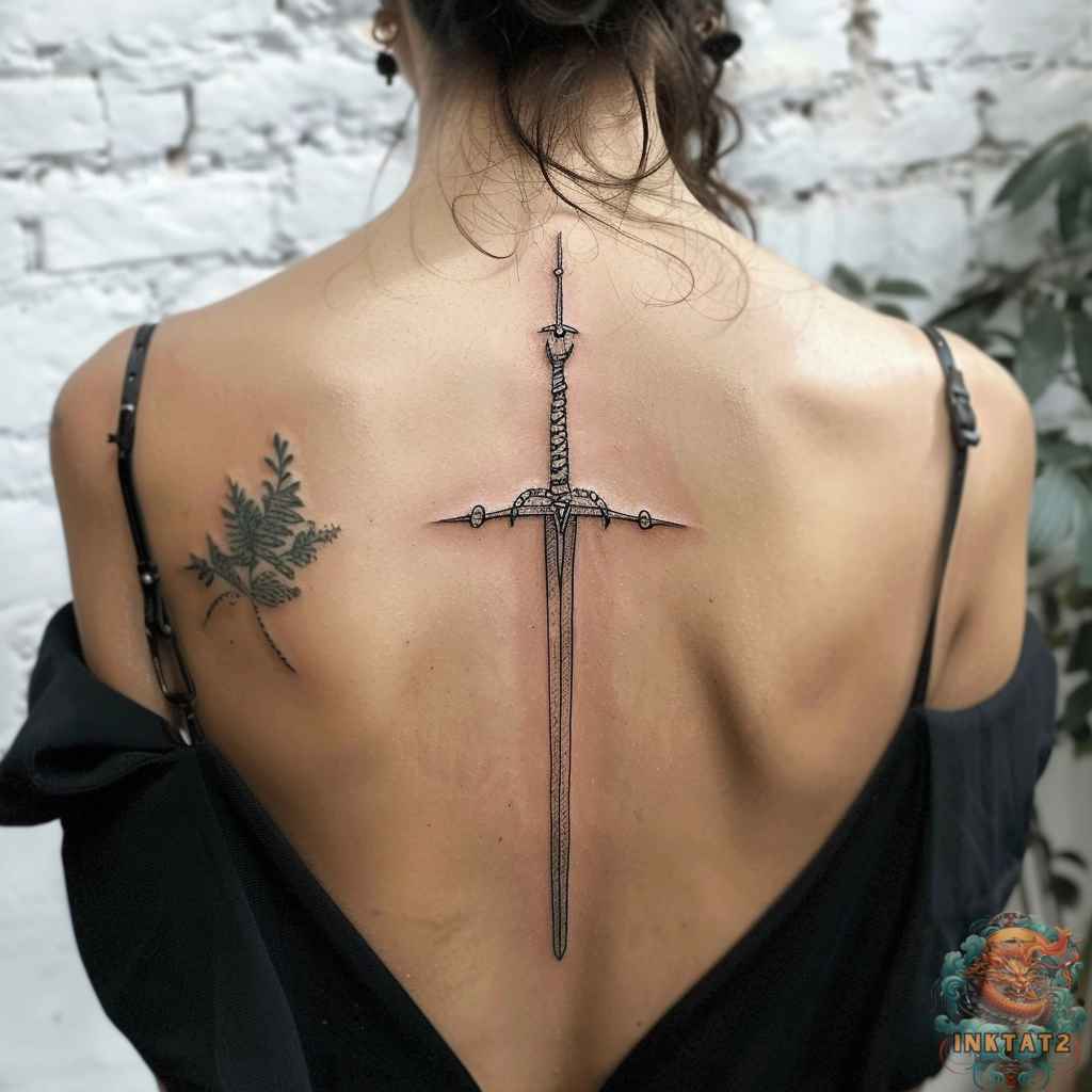 Sword Back Tattoo Meaning: Simple Guide & Cool Ideas (What It Really Symbolizes)