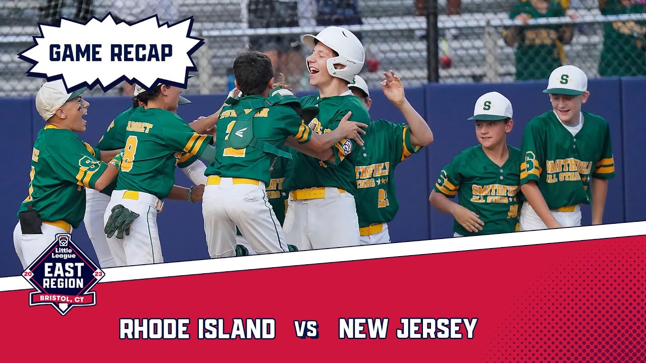 New Jersey vs Rhode Island Little League: Find Full Game Coverage,Score and Updates!