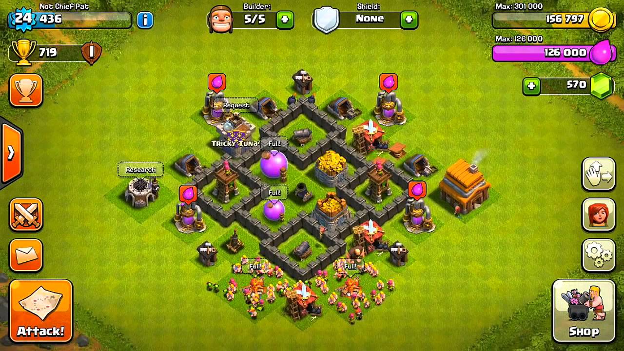 Town Hall 4 Base COC: Best Layouts and Easy Guide for Beginners!