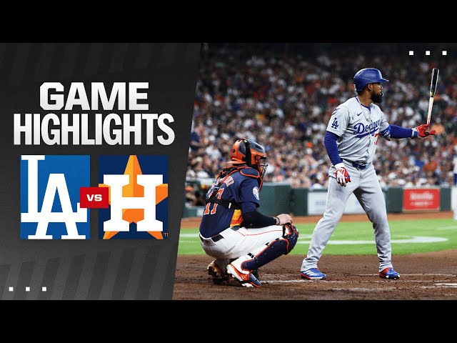 Dodgers vs Houston Astros: Player Stats and Game Highlights.