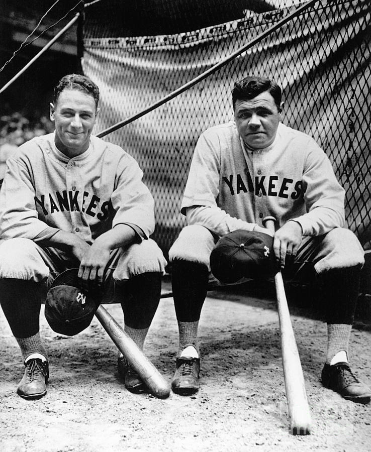 Babe Ruth and Lou Gehrig Photo: Find Iconic Pictures