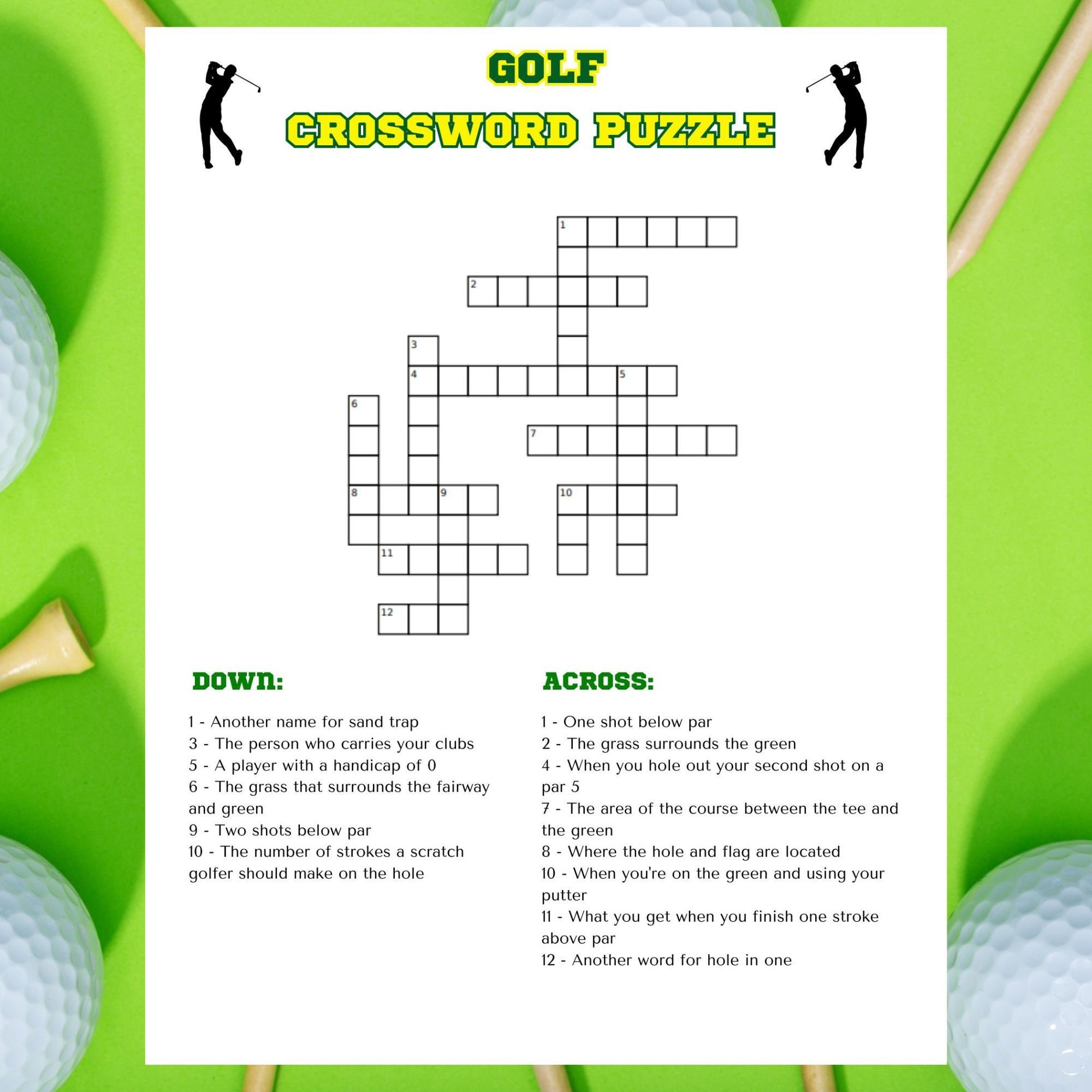 Stuck on a Golf Crossword? (Get Clues for Some Golf Tournaments Crossword Now!)