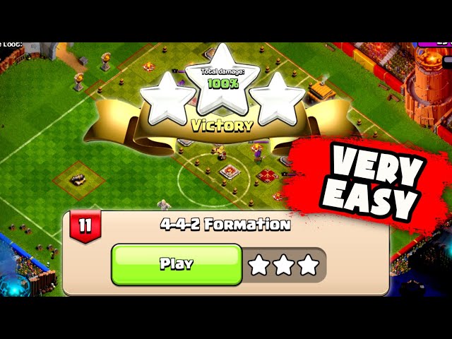 Best 442 formation coc tactics: how to win more games with easy strategy