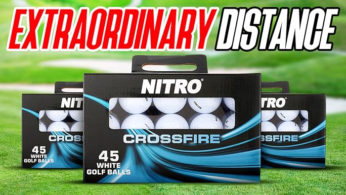 Crossfire Nitro Golf Ball Review: Distance, Spin, and Feel Tested!