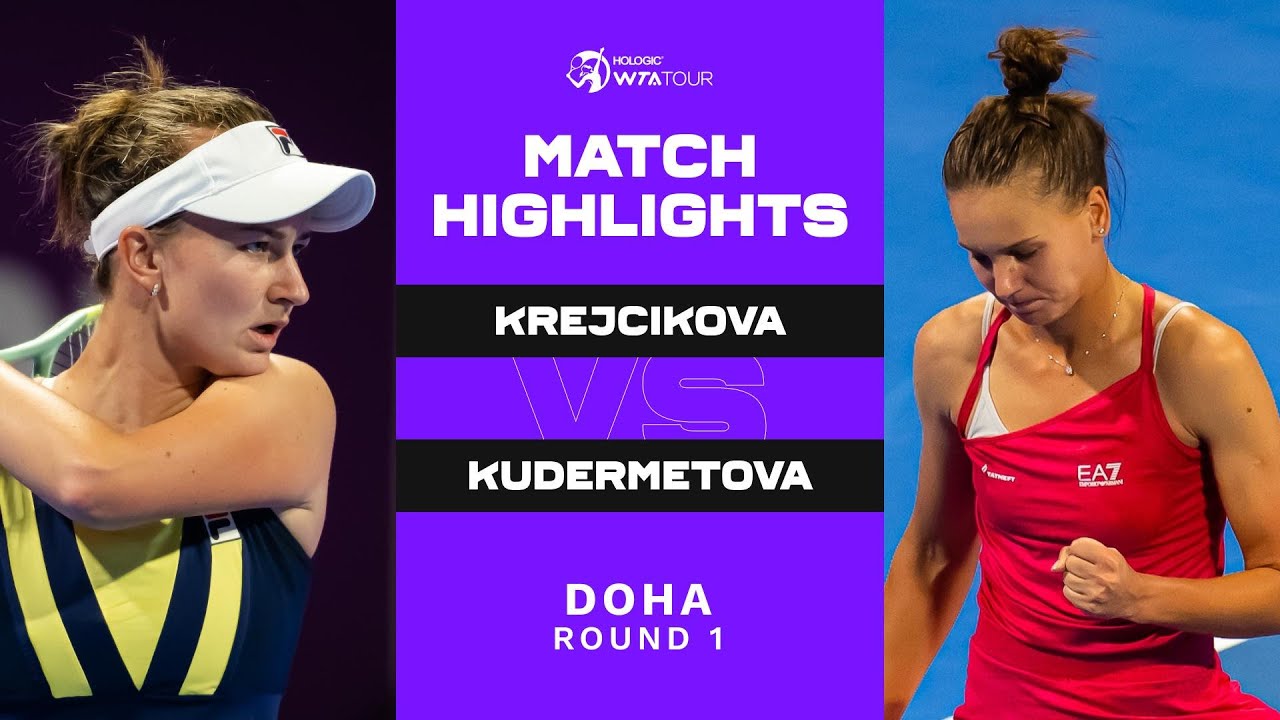 Watch Kudermetova vs Krejcikova: Easy Game Highlight and forecast.