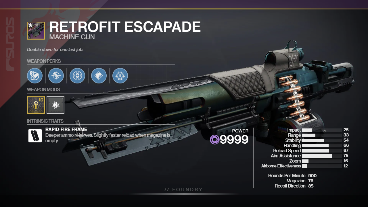 Unlock the Retrofit Escapade God Roll: Easy Tips for Guardians